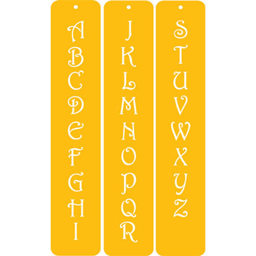 Designer Stencils Contemporary Monogram Letters