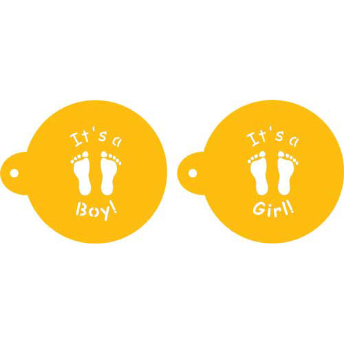 Designer Stencils Decorating Stencil Boy/Girl
