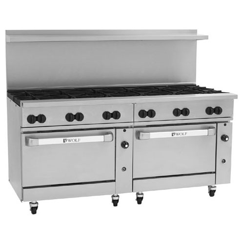 Wolf C72SC-12BN Challenger Natural Gas Range 72", 12 Burners