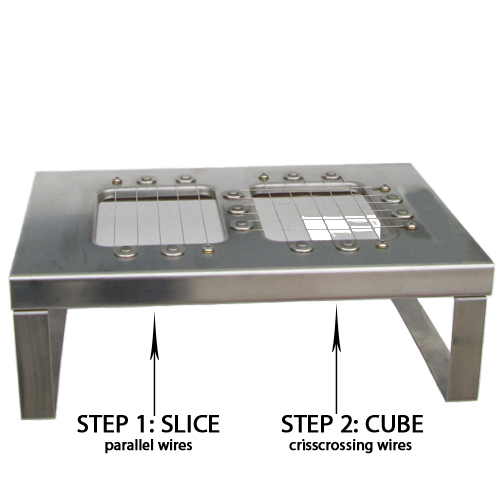 2-Step Soft Cheese/Curd Slicer Cutter Cuber