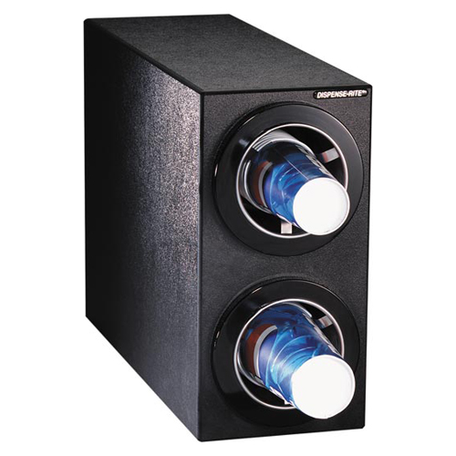 Dispense-Rite CTC-S-2BT Countertop 2-Cup Dispensing Cabinet
