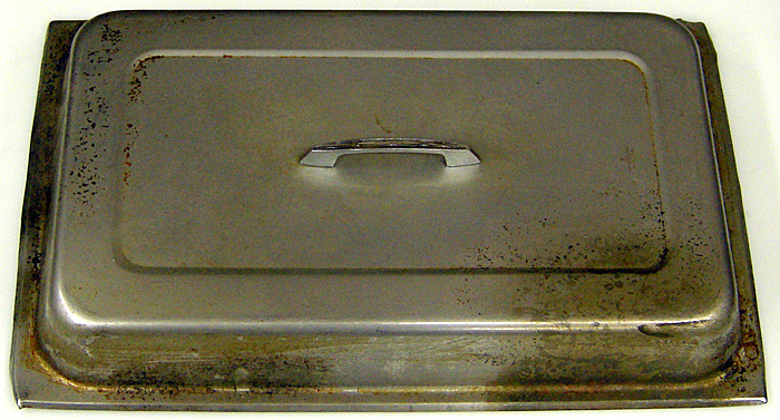Dome Cover with Metal Handle, USED, for Full-Size Steam Pan