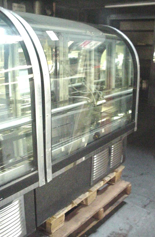 Marc High Volume Curved Glass Refrigerated Deli Display Case - Marc DCR-48 - USED