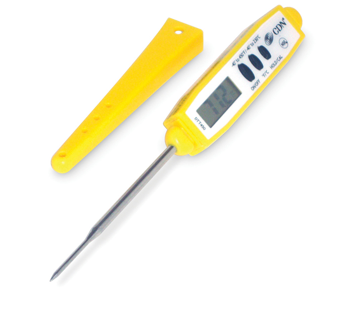 CDN ProAccurate Quick-Read Thin Tip Thermometer, Yellow