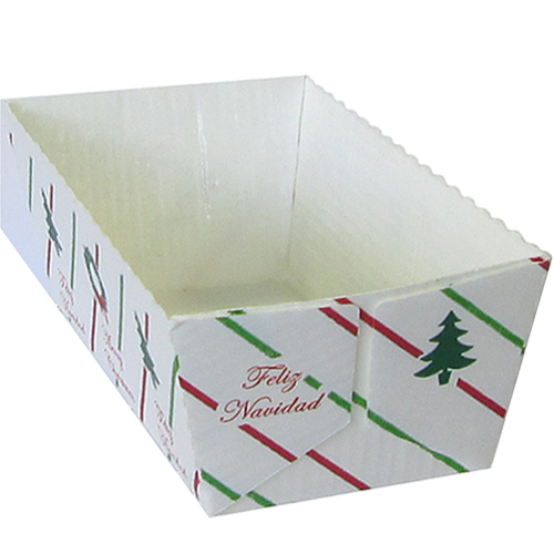 Novacart Christmas Loaf Paper Baking Mold, 5-1/4