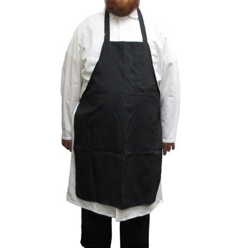 Black Cloth Bib Apron