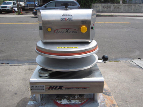 DoughXpress Electromechanical Pizza Press Model # DXE-SS (Used - as New)