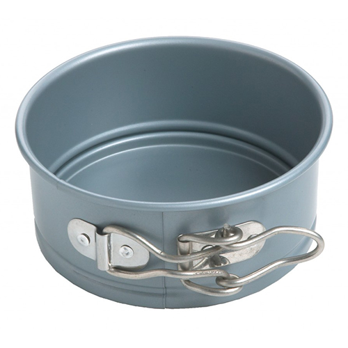 Fox Run Round Mini Springform Pan 4" Dia. x 1-3/4" Deep, Heavy Steel with Non Stick Coating