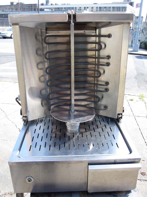 Equipex GRE-40 33 lb Capacity Electric Gyros Grill Used