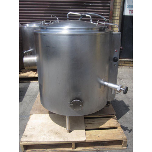 Groen Steam Jacketed Gas Floor Kettle Model # AH/1E-40 - Used Condition