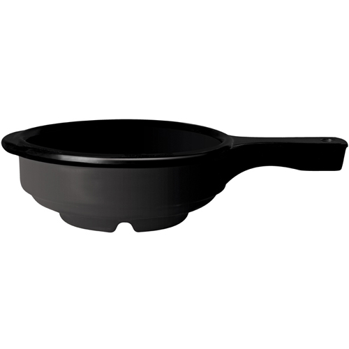 G. E. T. Melamine Soup Bowl, Black Elegance Series, 12 Oz, 5.25" Dia. x 2" Deep - Case of 24