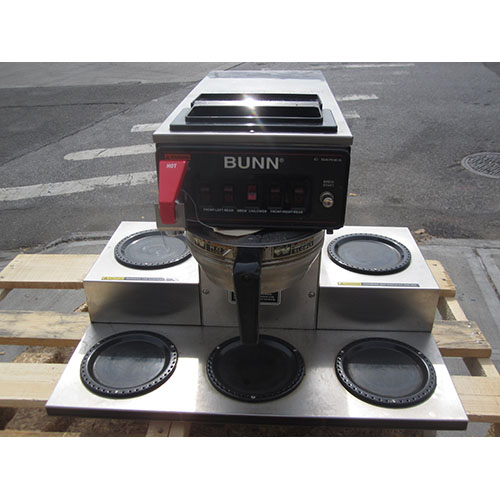 Bunn CRTF-5 Automatic Coffe Brewer With 5 Warmers, Used, Great Condition