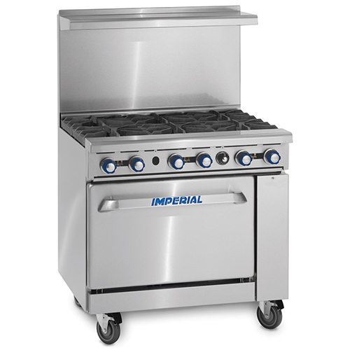 Imperial IR-6 Restaurant Gas Range 36"