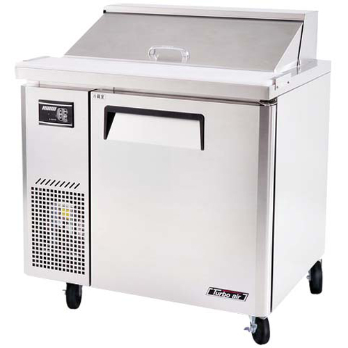 Turbo Air JST-36 J Series 1 Door Sandwich Salad Table - 7.5 Cu. Ft.