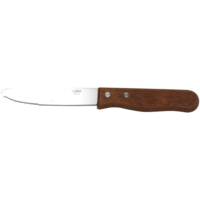 Winco Jumbo Steak Knife, 5" Blade - Case of 12