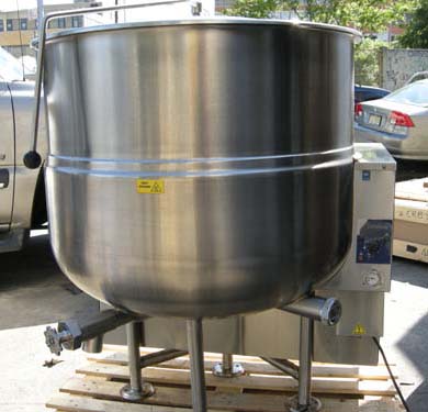 Cleveland Steam Jacketed Kettle, Self Contained Gas Cleveland Model KGL 80, GAL