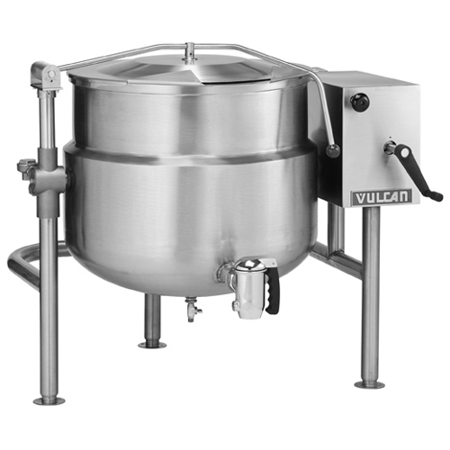 Vulcan Direct Steam 20 Gal. Kettle, Tilting Floor Mounted Model 