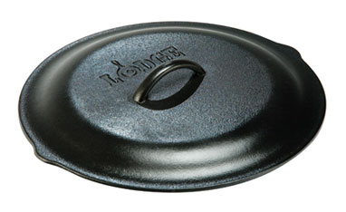 Lodge Seasoned 13-1/4in. Cast Iron Cover
