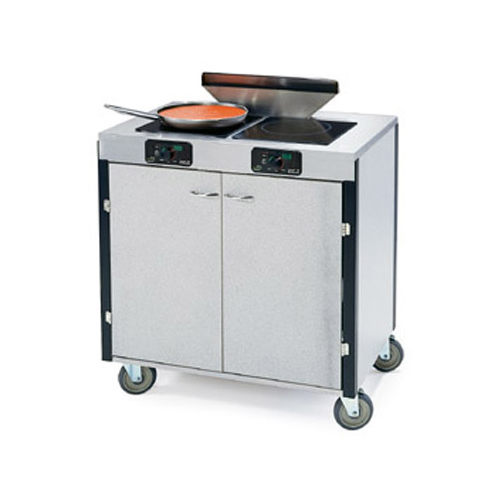 Lakeside Creation Express Mobile Induction Cooking Station w/Filter - 2 Stove