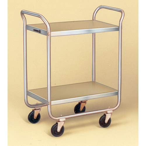 Lakeside 221 Stainless Steel Utility Tubular Frame 2 Shelf 18 X 27