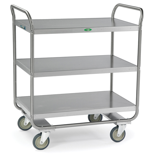 Lakeside 244 Stainless Steel Utility Tubular Frame 3 Shelf 21 X 33