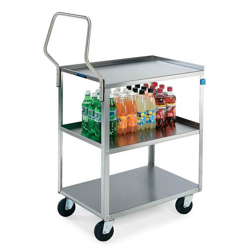 Lakeside Stainless Steel Utility Cart Handler Series - 300 Lb. Cap.