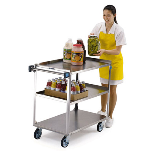 Lakeside 459 Stainless Steel Utility Cart - Med. Duty 21 x 50