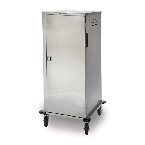 Lakeside LA5618 Elite Stainless Steel Tray Delivery Cart - 18 Tray Cap.