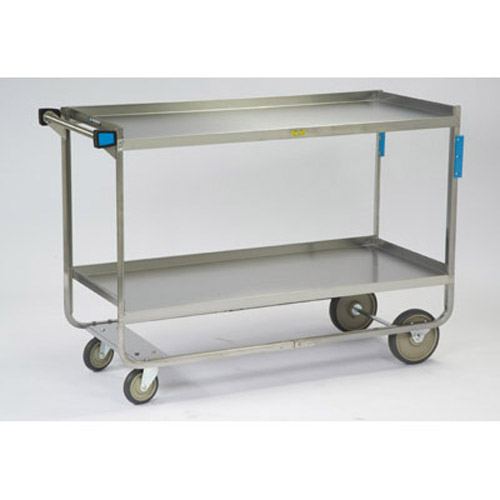 Lakeside LA758 S/S Heavy Duty Utility Cart 2 Shelf 21 x 49 - #758 NON-NSF