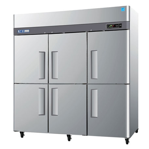 Turbo Air M3F72-6 M3 6 Half Solid Doors Freezer 72 Cu. Ft.