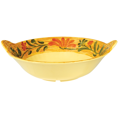 G. E. T. Melamine Bowl Venetian Pattern 1 Quart, 9" diam. 2.5" deep - Case of 12