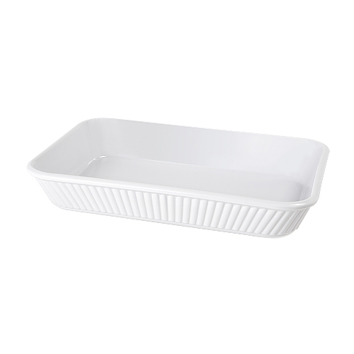 G. E. T. Melamine Casserole Dish, Milano Series, 3 qt., 13.25" x 9" x 2" Deep,