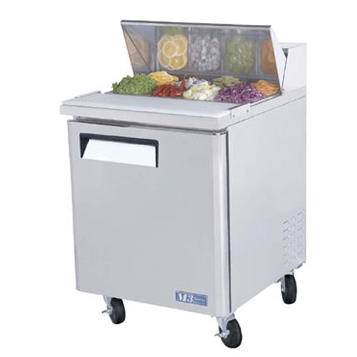 Turbo Air MST-28 M3 Series 1 Door Sandwich Salad Table 7 Cu. Ft.