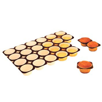 Paper Muffin Baking Tray 1.8 Oz, 24 Cavities, Case of 100