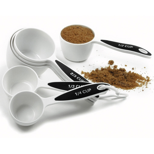 OXO 11110901 Good Grips 1/4 to 1 Cup 6-Piece Black Measuring Cup Set
