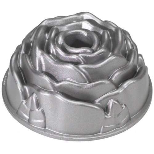 Nordicware 54148 Rose Bundt Cake Pan 10-cup capacity 8-1/2" Diam. 