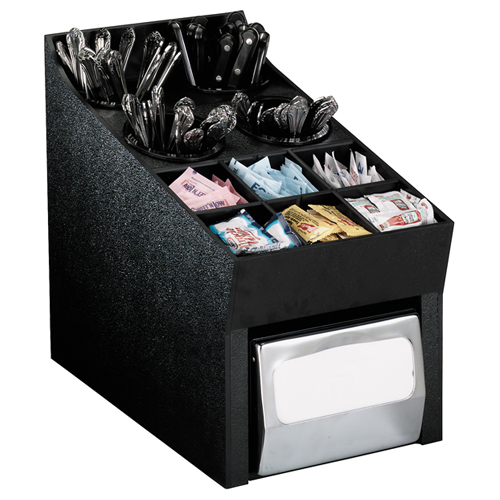 Dispense-Rite NLO-SWNH Silverware, Condiment and Napkin Countertop Organizer