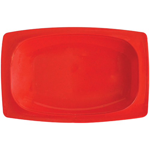 G. E. T. Melamine Platters, Oval, Red Sensation Series, - Case of 12