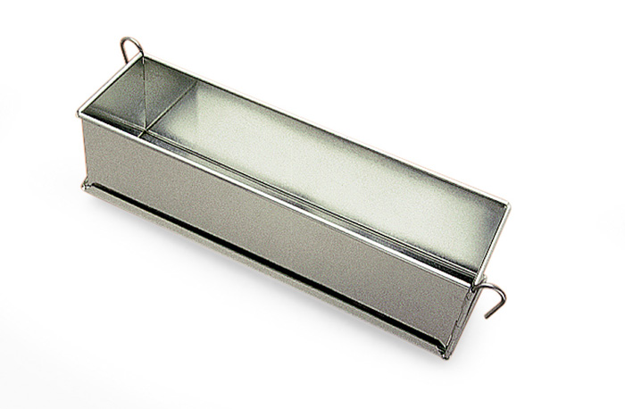 Gobel Pate Terrine Mold with hinges, Tinned Steel, 20" x 3" x 3" High