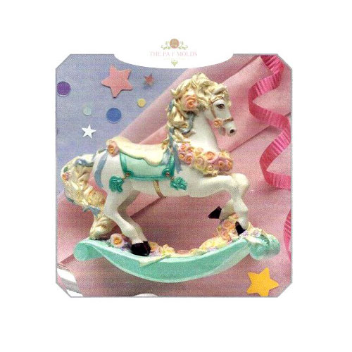 Global PAF Silicone Fondant Mold, Rocking Horse