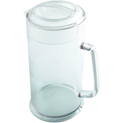 Cambro Pitcher, Clear Poly W/ Cover, 64 Oz. - PC64CW135