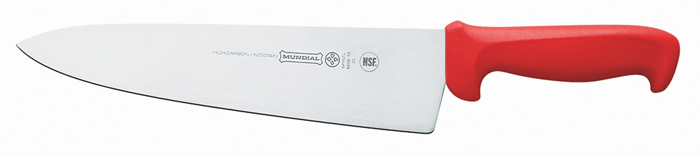 Mundial 10" Cook's Knife, Red Handle