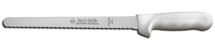 Dexter Russell 13403 10" Narrow Scalloped Roast Slicer