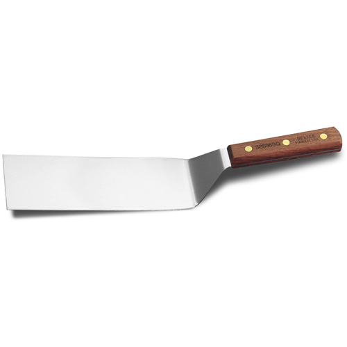 Dexter-Russell 19710 Hamburger Turner, Wood Handle, 8" x 3" Blade