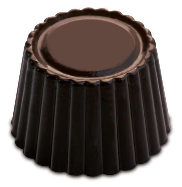 Silikomart Silicone Chocolate Mold: Praline 30mm Diameter x 18.5mm High, 10 Milliliters, 15 Cavities (Totaling 150 ml)