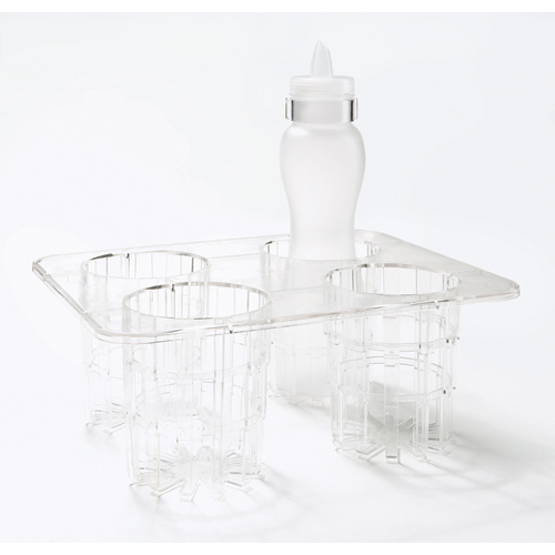 G. E. T. Rack for Salad Dressing Bottles, 4 Slots