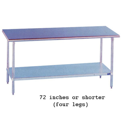 Stainless Steel Work Table 24" (D) x 72" (W)