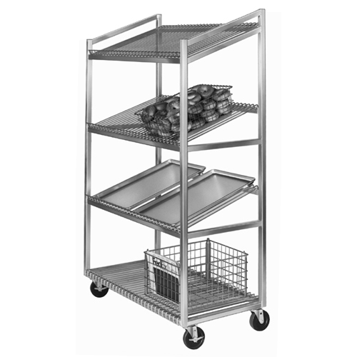 Channel Display Racks Aluminum Construction 47" W x 24" D 76 1/4" H