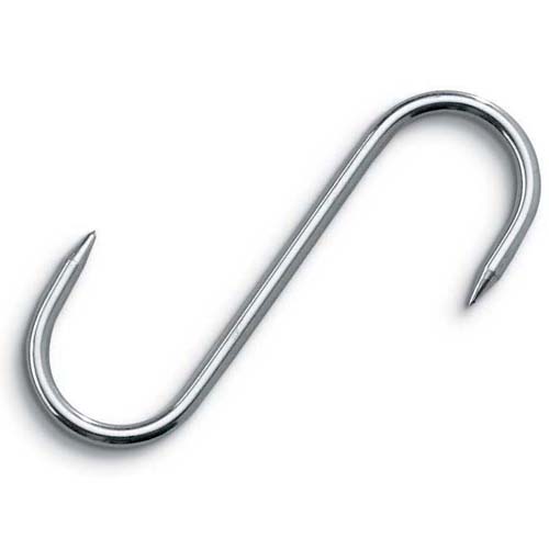 BGS Stainless Steel Meat Hook Butcher Hook 4 X 80mm Grade 304 GS TUV for sale online 