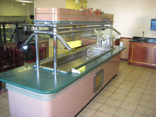 Self Contained 14 Ft Long 40" Depth Salad Bar Immaculate Condition Used